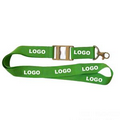 Custom Polyester Lanyard With Bottle Opener Attached, 3/4"W x 36"L